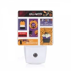 Night Light, A Collection Of Halloween Themed Stickers.