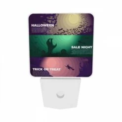Night Light Set Of 2, A Colorful Poster With Halloween -Cute Night Light Shop 00f2c8c29735f9a95d918a1571b8a6423697d813