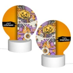Round Acrylic Night Light, A Colorful Halloween Themed Cell Phone Case. 3 Round Acrylic Night Light, A Colorful Halloween Themed Cell Phone Case. -Cute Night Light Shop 01cb06c0dad6712a6a07a820b1cdd5d73c953ff7