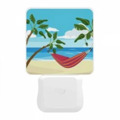 Night Light, A Hammock Is Set Up On A Sandy Beach -Cute Night Light Shop 0276c04aee8e9ef9eb10d20339bb4b2638b85ea0