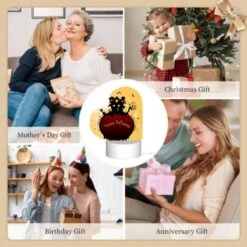 Love Acrylic Night Light, A Halloween Themed Image With A House -Cute Night Light Shop 02d8d3687e4f106c9ca96724123e87989b885639