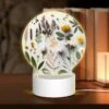 Round Acrylic Night Light, A Collection Of Flowers And Plants Are Displayed On A Table. 1 Round Acrylic Night Light, A Collection Of Flowers And Plants Are Displayed On A Table. -Cute Night Light Shop 03aef109dd363e9b4f4da18fa9a6075e5be675af