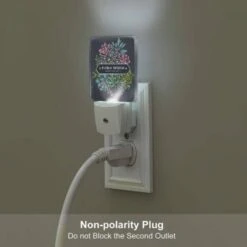 Night Light, A Colorful Flower Design With A Purple Flower In The Center. -Cute Night Light Shop 03ed97e258056640c9fd7809f53ba38eb0b12034