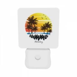 Night Light Set Of 2, A Sunset With A Beach Scene And Palm Trees. -Cute Night Light Shop 04efdb4d25edf44ad244023d63239dd93a2fc1ed