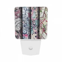 Night Light Set Of 2, Three Different Colored Designs Of Swirls And Patterns. -Cute Night Light Shop 0551c09f676fe2856ee26d565d21b4314f037190