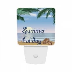 Night Light Set Of 2, A Beautiful Beach Scene With A Shell And A Palm Tree. 8 Night Light Set Of 2, A Beautiful Beach Scene With A Shell And A Palm Tree. -Cute Night Light Shop 06992559771ec845799df6ffac2e91b6e1a2196f