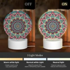 Round Acrylic Night Light, A Colorful -Cute Night Light Shop 075bc30e0dcb422838bbb89d8e2025bf097caa09
