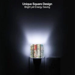 Night Light Set Of 2, Three Colorful And Artistic Designs Are Displayed On A Wall. -Cute Night Light Shop 08419839962e7b61907dea054a9dfb909c59d986