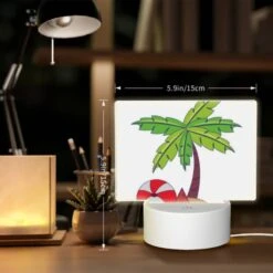 Rectangular Acrylic Night Light, A Colorful Cartoon Of A Palm Tree 7 Rectangular Acrylic Night Light, A Colorful Cartoon Of A Palm Tree -Cute Night Light Shop 095bbe7d4490b3c3c7435f298fec4069afa89c3c