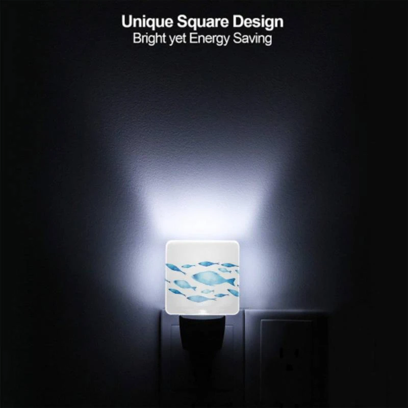 Night Light, A blue fish swimming in a school of fish. Night Light, A Blue Fish Swimming In A School Of Fish. -Cute Night Light Shop 0a8732435226360d0eb4e40a3078204be34fd456