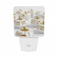 Night Light Set Of 2, A Group Of Gold And White Pumpkins. -Cute Night Light Shop 0a9f3a44aa7a33143c19cc270005987931e93d31