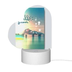 Love Acrylic Night Light, A Colorful Card With The Words "Hello Summer" Written On It. -Cute Night Light Shop 0b7482429392ac22bdaba9aa76424bfcb65358b9