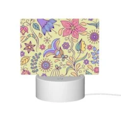 Rectangular Acrylic Night Light, A Colorful Floral Pattern With Purple 11 Rectangular Acrylic Night Light, A Colorful Floral Pattern With Purple -Cute Night Light Shop 0bb935a4e677e958a1ff82a7e0fda079a8c71458
