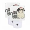 Night Light Set Of 2, A Cat And A Dog Are Sitting Next To Each Other. -Cute Night Light Shop 0ceb549b51dcaf9f03c3d3adb7843633f5b53b3a