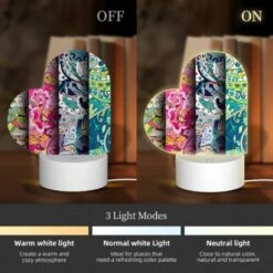 Love Acrylic Night Light, Four Different Colored Paintings Of Flowers. -Cute Night Light Shop 0d0986d7d7bab9c4fb37a371bafe2bc1d9dd304c