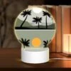 Round Acrylic Night Light, A Sunset With Palm Trees In The Foreground. -Cute Night Light Shop 0e2d115111cdfb71681c8681bc3addb30a5be4d0
