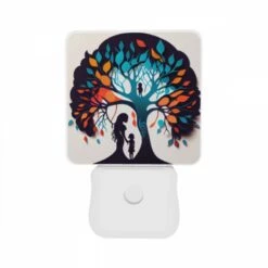 Night Light Set Of 2, A Tree With A Woman And A Child Standing Under It. -Cute Night Light Shop 0fe48c471b06b5a8d32f8aebf9dc37fd68bcc7d1