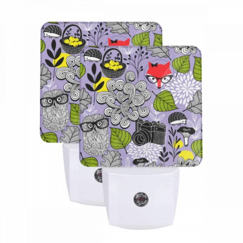 Night Light Set of 2, A colorful and whimsical design featuring a fox Night Light Set Of 2, A Colorful And Whimsical Design Featuring A Fox -Cute Night Light Shop 113135b5657ebb49e713b990b5551b0f4371804d