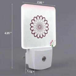 Night Light, A Purple Flower With A White Center. -Cute Night Light Shop 138fbcc4fe01be6259e8af25fc86383f68ca300e