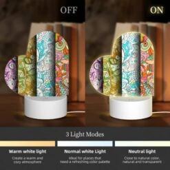 Love Acrylic Night Light, Three Colorful Designs Are Displayed On A Wall. -Cute Night Light Shop 144c0f657ceb6e9782dbe4f25dd53d4ebfe20570