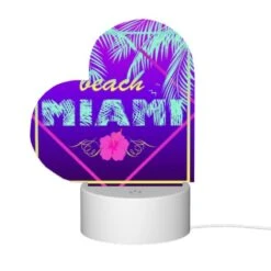 Love Acrylic Night Light, A Colorful Sign That Says "Beach Miami.". 11 Love Acrylic Night Light, A Colorful Sign That Says "Beach Miami.". -Cute Night Light Shop 15a0121fde7d81a4b52352e7afafaa09605e3321