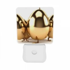 Night Light Set Of 2, A Group Of Gold Eggs Are Sitting On A White Background. 9 Night Light Set Of 2, A Group Of Gold Eggs Are Sitting On A White Background. -Cute Night Light Shop 16014bab32322cce7ca578e180f9f309f089dd47