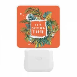 Night Light, A Colorful Poster With The Words "It's Summer Time" Written On It. -Cute Night Light Shop 17cd219657483a4f11840bd9b08a1e13229f0404