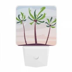 Night Light, Three Palm Trees Are Standing In The Sand. -Cute Night Light Shop 17f66d38dc98c3482c39f6d9b80c1f798cc94b07