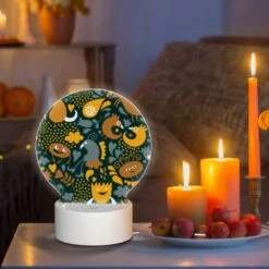 Round Acrylic Night Light, A Colorful And Detailed Pattern Of Birds And Flowers. 8 Round Acrylic Night Light, A Colorful And Detailed Pattern Of Birds And Flowers. -Cute Night Light Shop 18472225cbef79512d816766b0138d6f2b0b5687