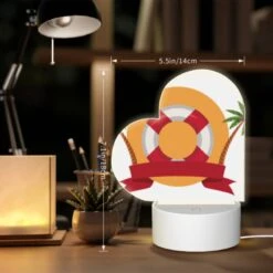 Love Acrylic Night Light, A Lifesaver With A Red Ribbon On It. -Cute Night Light Shop 18d0cdc9974a00c114d107c9f8cdc82705810e2a