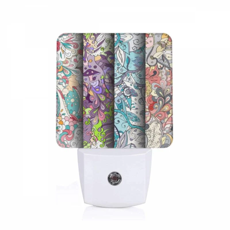 Night Light, Three colorful designs are displayed on a wall. Night Light, Three Colorful Designs Are Displayed On A Wall. -Cute Night Light Shop 1902f35f0420369c1790fc520f2239847c083a47