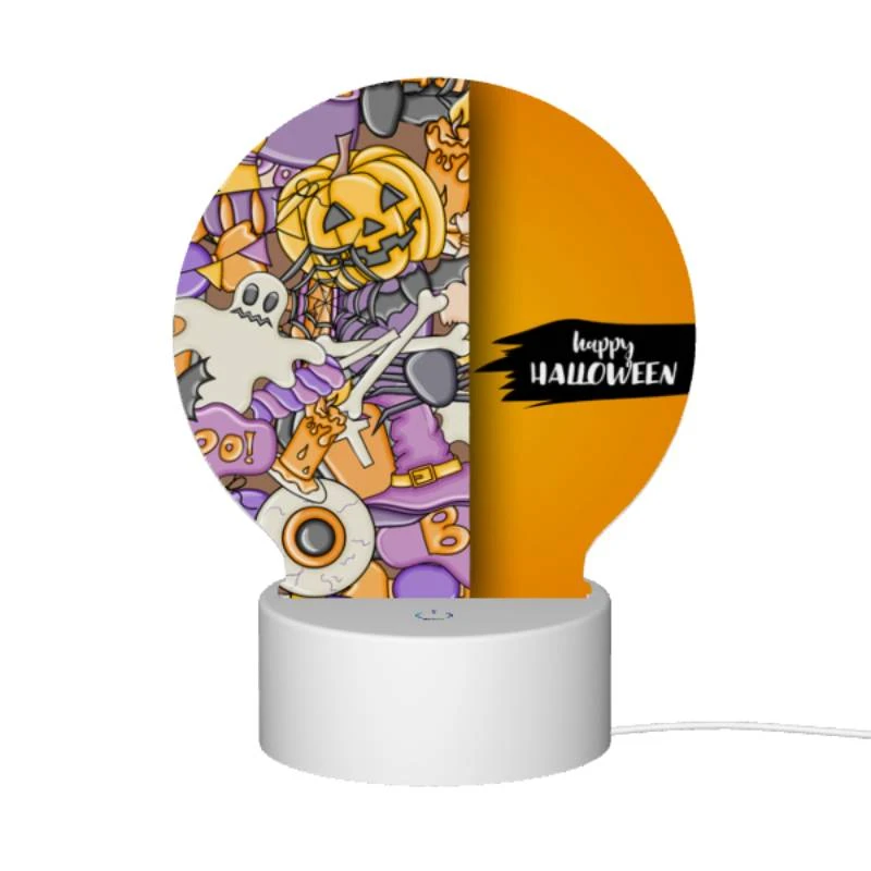 Round Acrylic Night Light, A colorful Halloween themed cell phone case. Round Acrylic Night Light, A Colorful Halloween Themed Cell Phone Case. -Cute Night Light Shop 1a1141f3612bc2a448efc845fbf3c74269430a9c