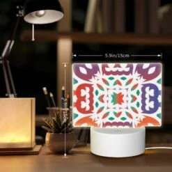 Rectangular Acrylic Night Light, A Colorful Design With A Mix Of Red 7 Rectangular Acrylic Night Light, A Colorful Design With A Mix Of Red -Cute Night Light Shop 1a16e3f96b138fac154f818b6fb689a687b50acc