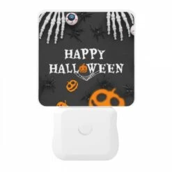 Night Light, A Halloween Poster With A Spider Web And Skeletons. 10 Night Light, A Halloween Poster With A Spider Web And Skeletons. -Cute Night Light Shop 1ae9e0acb5976eee64aae19285e0de4fdcdbf34d