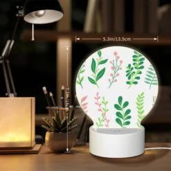 Round Acrylic Night Light, A Collection Of Six Different Plants 7 Round Acrylic Night Light, A Collection Of Six Different Plants -Cute Night Light Shop 1b73e51699f1f732b7d80c960921fe923fd58672