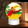 Round Acrylic Night Light, A Red Bird With A Yellow Beak Is Flying In The Air. -Cute Night Light Shop 1bd7062a410587122ab24480f2d5ca3abb32dd9a