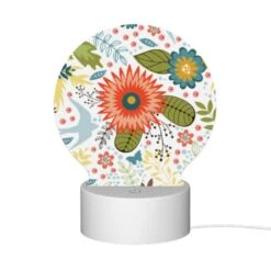 Round Acrylic Night Light, A Colorful Floral Pattern With Birds And Flowers. 11 Round Acrylic Night Light, A Colorful Floral Pattern With Birds And Flowers. -Cute Night Light Shop 1d5fbfbe15d8f4718b257f4a65ab9c747e039324