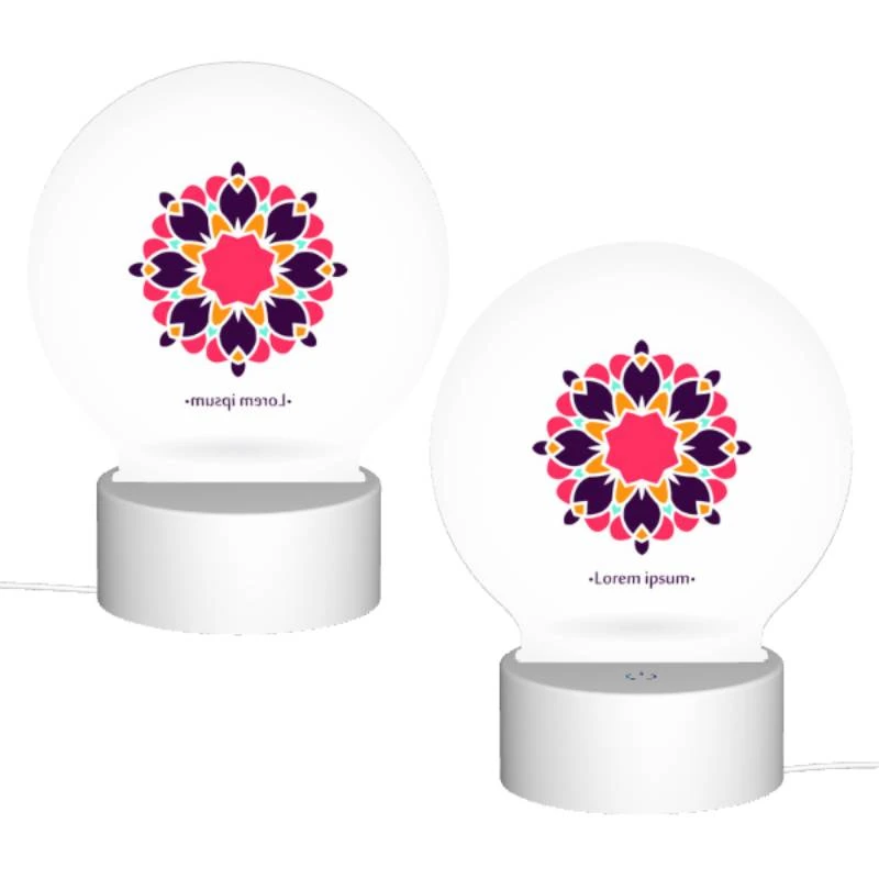 Round Acrylic Night Light, A colorful flower with a pink center and purple petals. Round Acrylic Night Light, A Colorful Flower With A Pink Center And Purple Petals. -Cute Night Light Shop 1daa8edc4674eb8846ea52aabe57ff09b2f74ca6