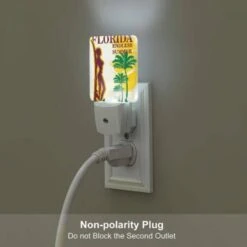 Night Light, A Woman Is Holding A Surfboard In Front Of A Tropical Beach. -Cute Night Light Shop 1ff6e187cf0c6c79a02adbb2c4c34b8697966dec