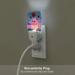 Night Light, A Red And White Van Is Parked In Front Of A Palm Tree. -Cute Night Light Shop 20bd6aae6469e2bae804ccd403097fa7bd7eaa02