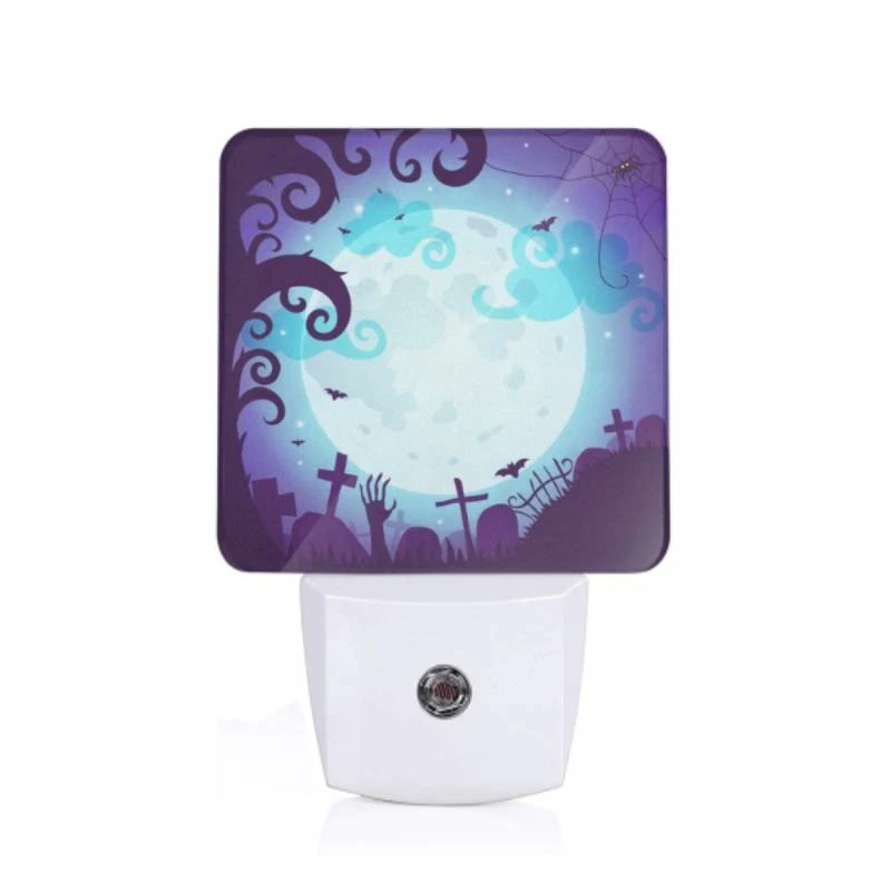 Night Light, A spooky scene with a full moon and a bunch of bats flying around. Night Light, A Spooky Scene With A Full Moon And A Bunch Of Bats Flying Around. -Cute Night Light Shop 21972c23ccfea60cacf895f4619579c8830e75b2