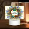 Rectangular Acrylic Night Light, A Colorful Design With The Words "For You Design" Written In The Center. 1 Rectangular Acrylic Night Light, A Colorful Design With The Words "For You Design" Written In The Center. -Cute Night Light Shop 2230b0b20c50e664f42385d3ae02e330aac487cc