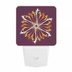 Night Light, A Colorful Flower Design With Orange -Cute Night Light Shop 23dba1c408757845c73608279a3e7987a24e13ba