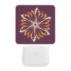 Night Light, A Colorful Flower Design With Orange -Cute Night Light Shop 243448ad2ac3f4e9325007c1f685763897a37793