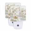 Night Light Set Of 2, A Group Of Gold And White Pumpkins. -Cute Night Light Shop 24587dbf0ddc9a81a92ffe0d7f43c8b22773693c
