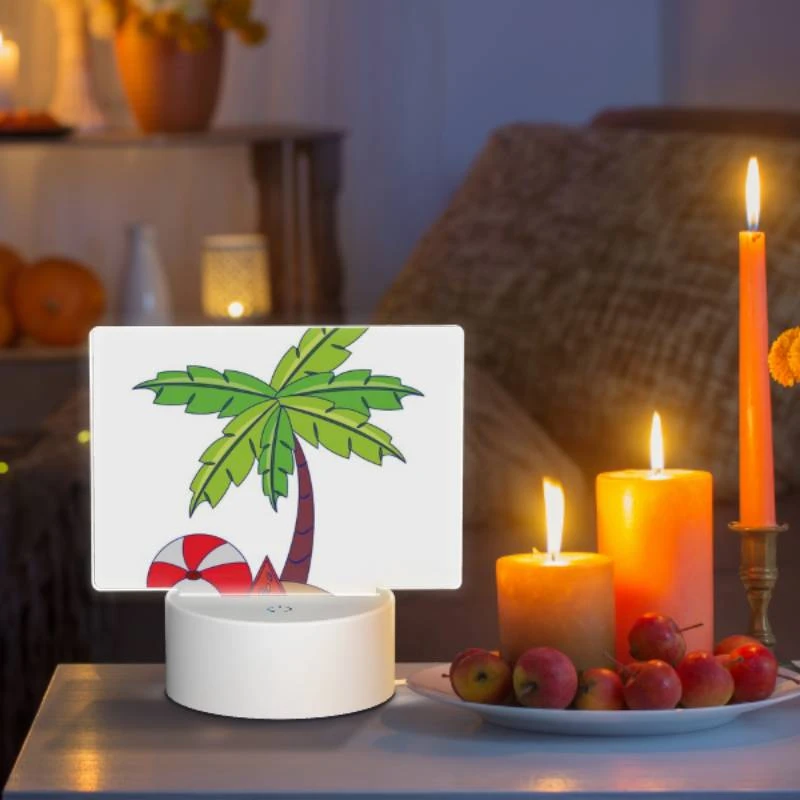 Rectangular Acrylic Night Light, A colorful cartoon of a palm tree Rectangular Acrylic Night Light, A Colorful Cartoon Of A Palm Tree -Cute Night Light Shop 2494a74c4ccbf35d9c4e6632f2f0a853936ed4d6