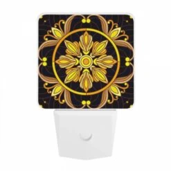 Night Light, A Colorful Flower Design With A Yellow Center. -Cute Night Light Shop 26219b0ca8fdfe45c98036f8c0c1236c6ce900dc
