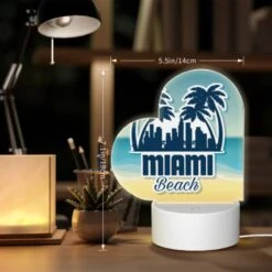 Love Acrylic Night Light, A Logo For The Miami Beach. -Cute Night Light Shop 2820d3fd1baad134851df42f7cee3f85ef438aa4