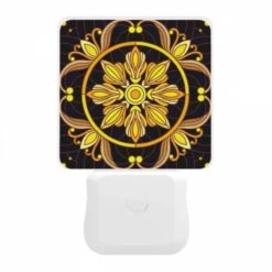 Night Light, A Colorful Flower Design With A Yellow Center. -Cute Night Light Shop 283686af92443968a4918bde44cf8b21aadf1a0b