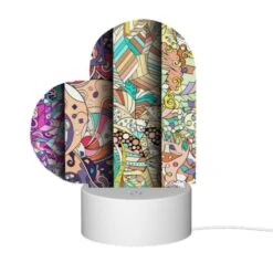 Love Acrylic Night Light, Three Colorful And Intricate Designs Are Displayed Side By Side. -Cute Night Light Shop 28ca9076fab42770f5278b9b92a73ab5ddf70093